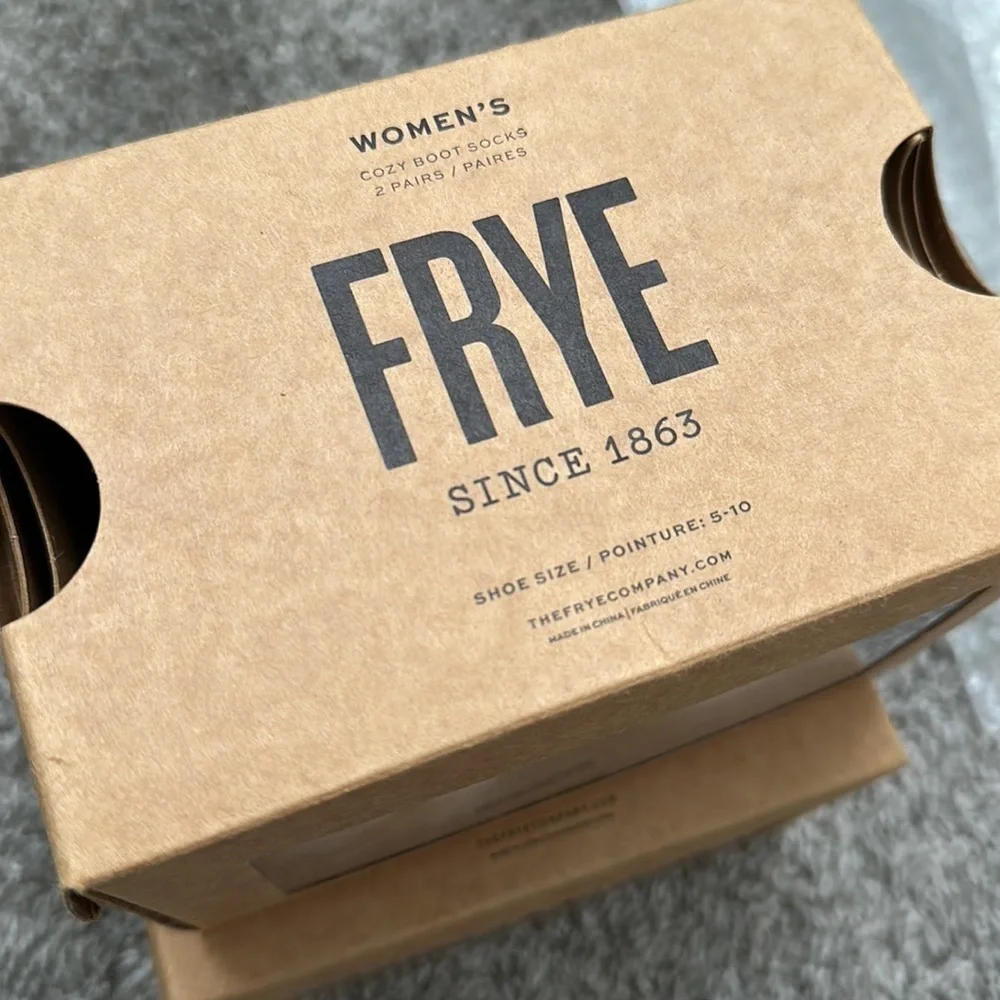 FRYE Women’s Cozy Boot Socks Shoe Size 5-10